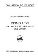 Copertina di Primo Levi