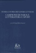 Copertina di Campioni di parole, letteratura e sport