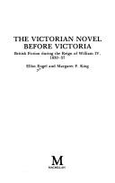Copertina di The Victorian novel before Victoria