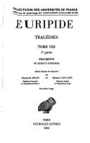 Copertina di Euripide