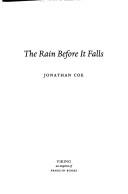 Copertina di The Rain Before It Falls