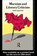 Copertina di Marxism and literary criticism