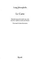 Copertina di Le carte