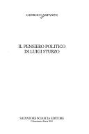 Copertina di Il pensiero politico di Luigi Sturzo