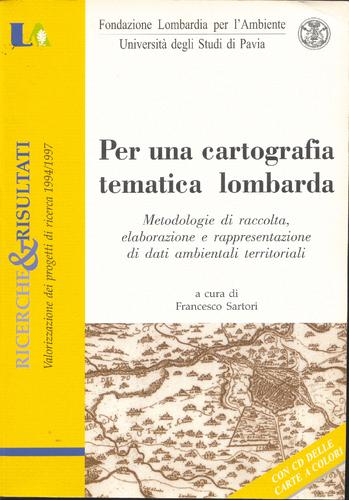 Copertina di Per una cartografia tematica lombarda
