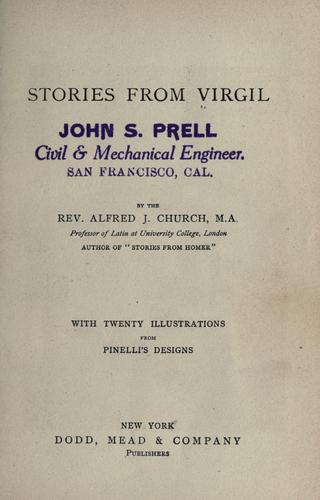 Copertina di Stories from Virgil
