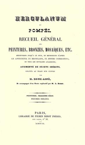 Copertina di Herculanum et Pompéi