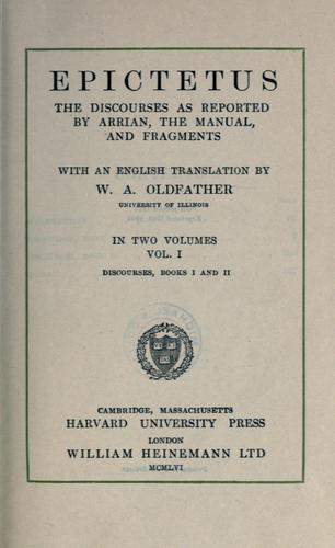 Copertina di Epictetus
