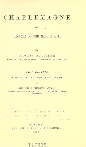 Copertina di Legends of Charlemagne, or, Romance of the Middle Ages