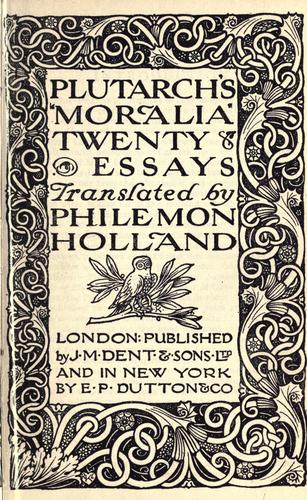 Copertina di Moralia