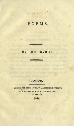 Copertina di Poems