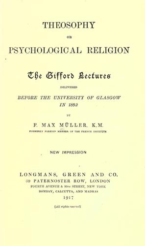 Copertina di Theosophy