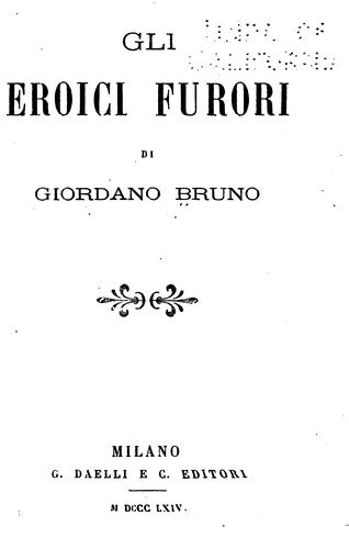 Copertina di Gli eroici furori