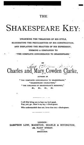 Copertina di The Shakespeare key