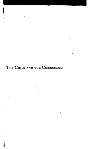 Copertina di The child and the curriculum