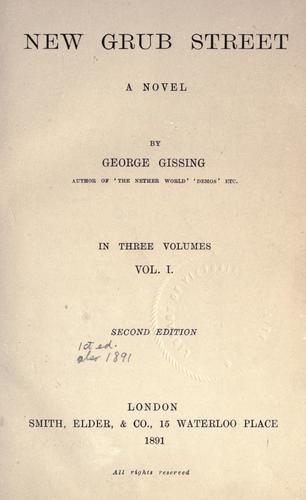 Copertina di Textplus - New Grub Street