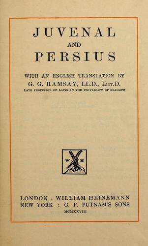 Copertina di Satirae