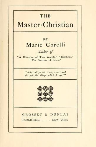 Copertina di The master-Christian