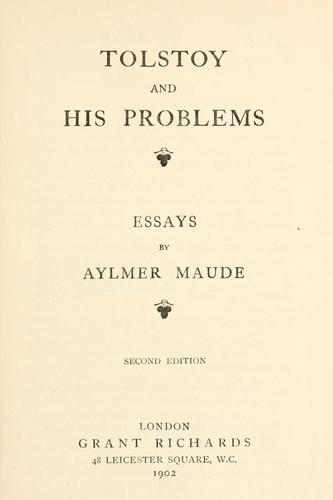 Copertina di Leo Tolstoy