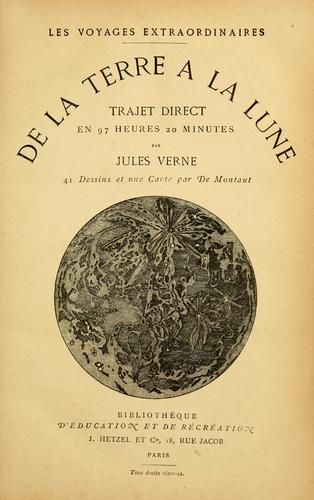Copertina di De la terre à la lune