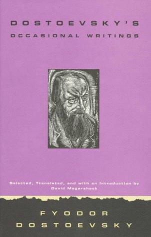 Copertina di Dostoevsky's Occasional Writings