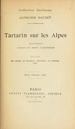 Copertina di Tartarin sur les Alpes