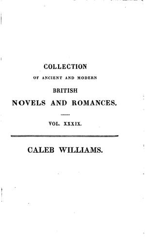 Copertina di The Adventures of Caleb Williams