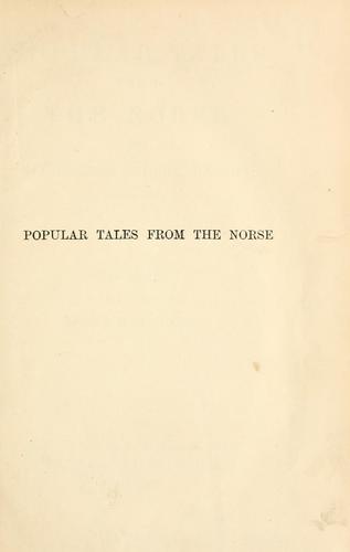 Copertina di Popular tales from the Norse