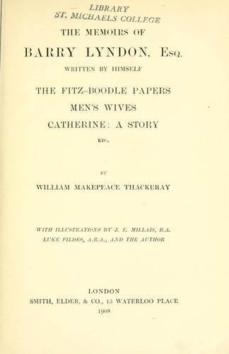 Copertina di The works of William Makepeace Thackeray