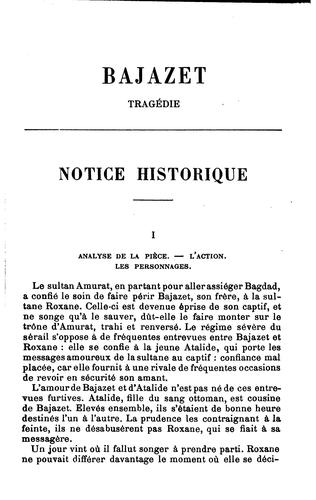 Copertina di Bajazet