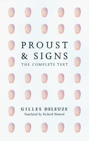 Copertina di Proust et les signes