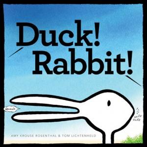 Copertina di Duck! Rabbit!