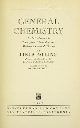 Copertina di General chemistry