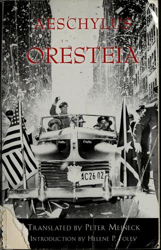 Copertina di Oresteia