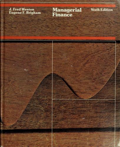 Copertina di Managerial finance