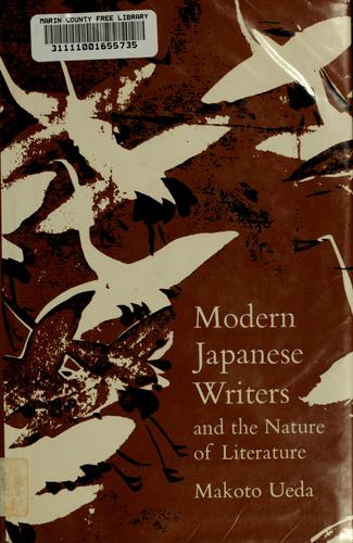 Copertina di Modern Japanese writers and the nature of literature