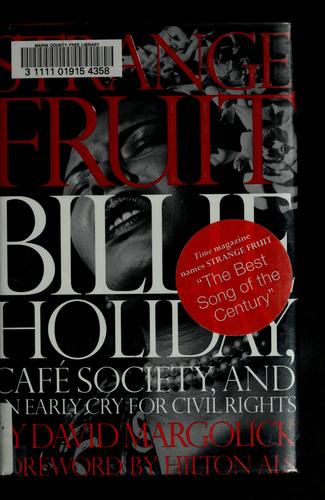 Copertina di Strange fruit