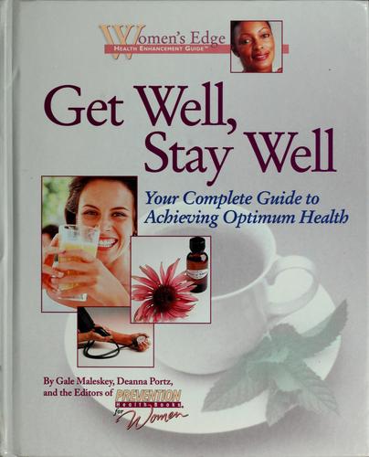 Copertina di Get well, stay well