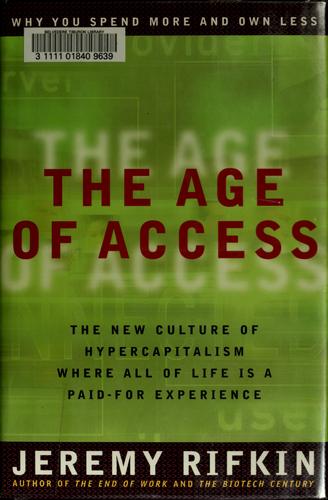 Copertina di The age of access