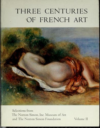 Copertina di Three centuries of French art