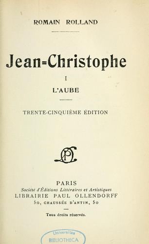 Copertina di Jean-Christophe