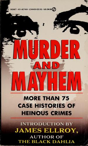 Copertina di Murder and mayhem