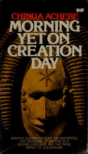 Copertina di Morning yet on creation day