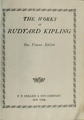 Copertina di The works of Rudyard Kipling