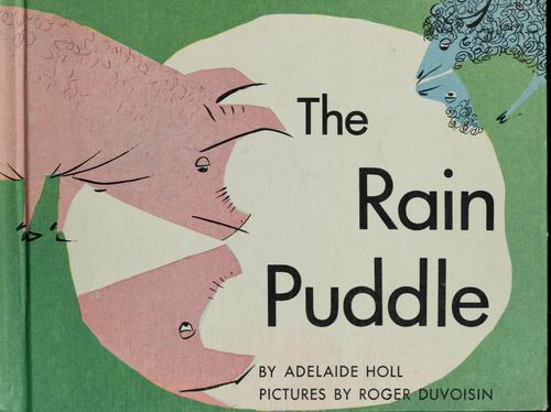 Copertina di The rain puddle