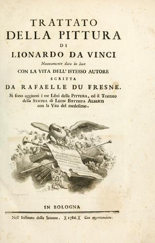Copertina di Trattato della pittura