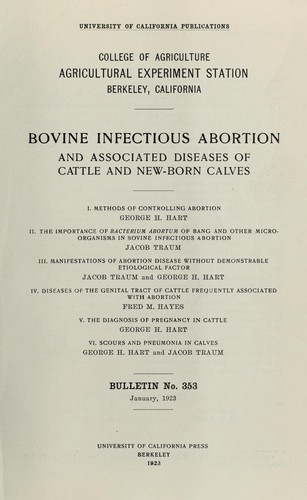 Copertina di Bovine Infection Abortion