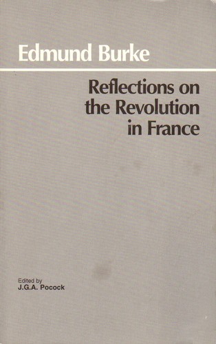 Copertina di Reflections on the revolution in France