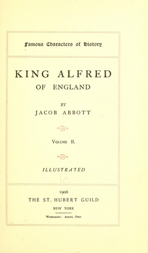 Copertina di King Alfred of England