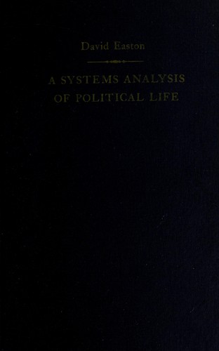 Copertina di A systems analysis of political life